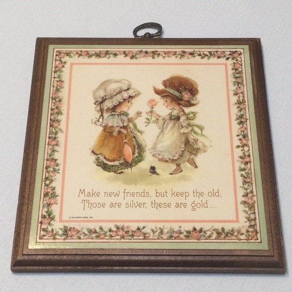 Hallmark Other - Hallmark Wooden Plaque Made in U.S.A. Friends